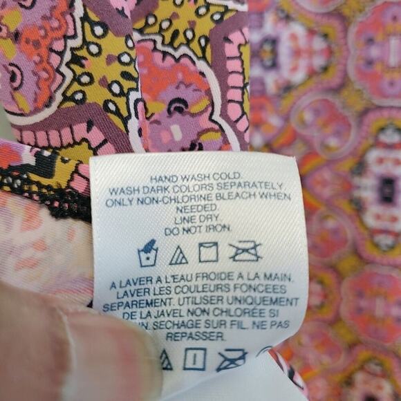 Lands' End Women's Quick Dry Mandala Print Shift Dress Plus Size 1X - Picture 8 of 9